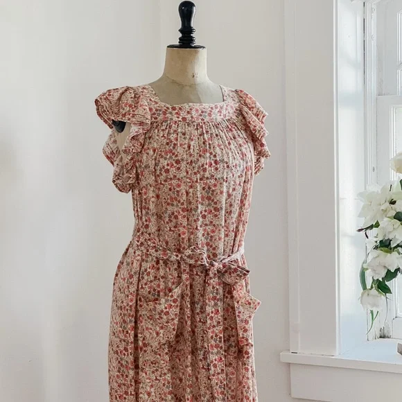 Doen Sonnet Dress Size Small Summer Maxi Dress